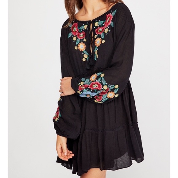 Free People Dresses & Skirts - Free People Spell On You Embroidered Mini Dress